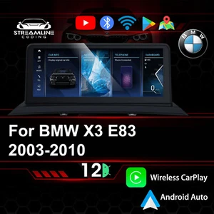 10.25" ANDROID 12 QUALCOMM OCTA-CORE IPS COCHE DVD COCHE PARA BMW X3 E83 GPS - Imagen 1 de 5