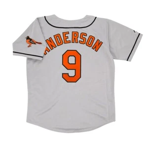 Brady Anderson Baltimore Orioles 1996 Road Herren grau Trikot mit Team Patch - Bild 1 von 5