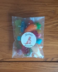 Part Bag Pre Filled With Pick N Mix (50g) Personalised Winnie The Pooh Stickers - Picture 1 of 7