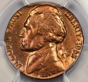 1962 D PCGS MS63RB Nickel Struck On Struck Cent Double Denomination Mint Error - Picture 1 of 4