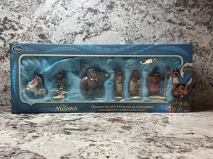 Disney Store Moana Ornament Set Of 6 Limited 5000 - Picture 1 of 5