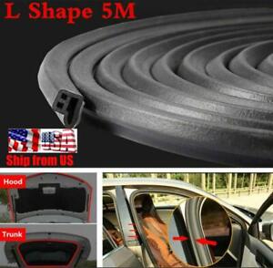 Universal L Shape Seal Strip Car Auto Door Sealing Hood Trunk Trim Edge Moulding
