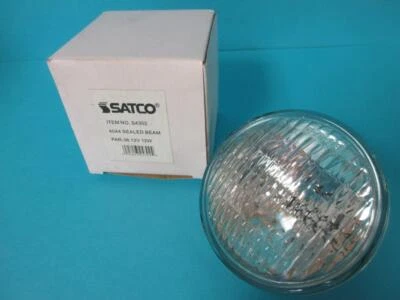 NEW SATCO S4302 12W 4044 SEALED BEAM PAR-36 12V LAMP LIGHT BULB 0785171 SCREW - Image 1 of 4