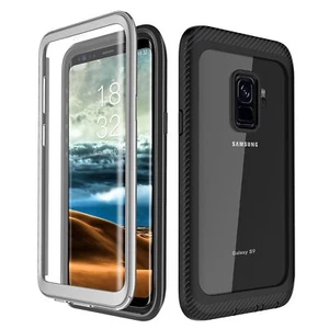 Samsung Galaxy S9 Plus case Clear Screen Protector 360 Degree Protection Cover - Picture 1 of 7