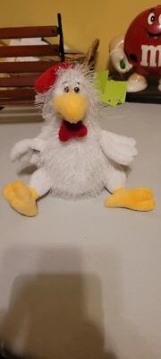 Ganz Webkinz White Chicken - HM205 Lil' Kinz Plush Stuffed Animal Toy. No Code - Image 1 of 4