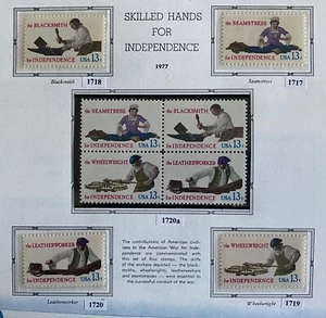 US 1977. Skilled Hands For Indepence. Sc#1717-20.20a.( Block of 4).MNH. - Picture 1 of 1
