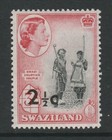Swaziland 1961 2½c on 3d Type I SG 69 Mnh.