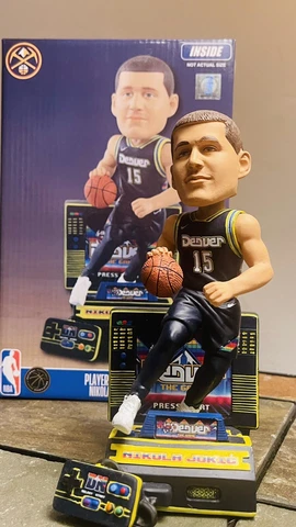 Nikola Jokic Denver Nuggets 2022 City Jersey Bobblehead NBA Basketball Cover