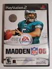 Madden NFL 06 (Sony PlayStation 2, 2005) Complete and Tested