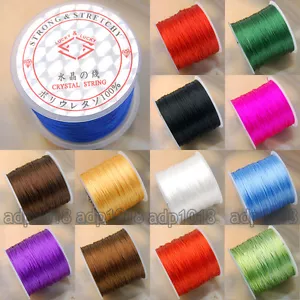 65 Yard Strong Stretchy Elastic String Thread For Diy Bracelet OR Necklace - Picture 1 of 21