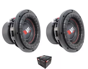 Pair of VFL Audio 10" 3200 Watt 4 Ohm Dual Voice Coil High Power Subwoofer - Picture 1 of 6