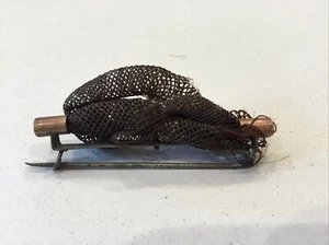 Vintage 1800’s Mourning Black Hair Brooch Pin 44MD - Bild 1 von 6