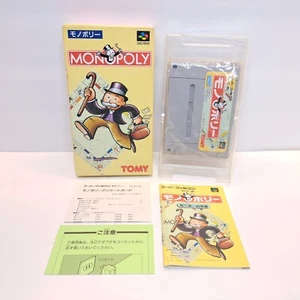 Monopoly (Nintendo Super Famicom) NTSC-Japan Cib Complete TESTED, US Seller - Picture 1 of 18