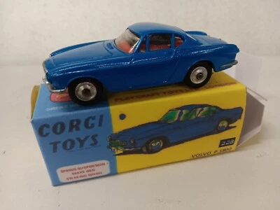 Corgi 228 Volvo P1800 restored in a free reproduction box - Image 1 of 4