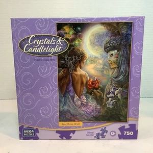 MEGA 750 PC Puzzle Crystals&Candlelight Masque Of Love Tiger Josephine Wall - Picture 1 of 5