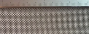 Edelstahl Drahtgewebe V2A mit 0,6mm Maschenweite, 0,4mm Drahtstärke, 1 m x 50 cm - Bild 1 von 2