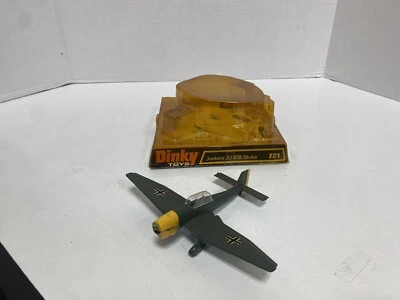 Литой металлический военный самолет Dinky 721 1:72 Junkers JU 87B Stuka - Изображение 1 из 4