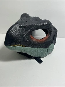 Maschera dinosauro Mattel Jurassic World Dominion Therizinosaurus - ottime condizioni - Foto 1 di 5