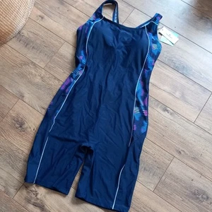 Veranohub 16 UK Women's Boyleg One Piece Swimsuit Athletic Lap Bathing Suits - Picture 1 of 10