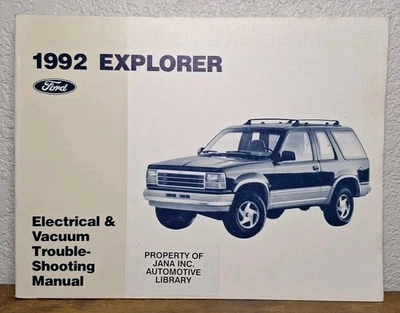 Ford Explorer 1992 manual de servicio de solución de problemas de aspiradora eléctrica Foto 1 de 2