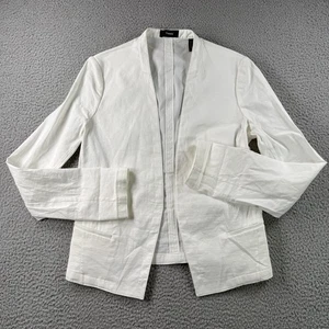 Blazer Theory Clean Crunch aperto davanti donna 6 bianco leggero ufficio carriera - Foto 1 di 11