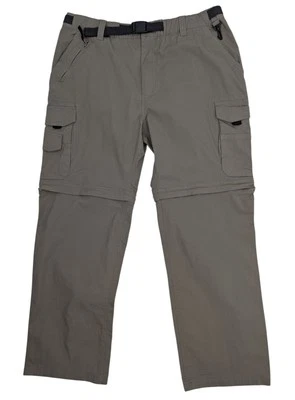 BC Clothing Men's XL 36 x 30 Tan Belted Convertible Stretch Cargo Hiking Pants - Image 1 of 4