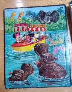 Vintage 1950's Whitman Tray Puzzle Lot Of 5...4 Disney And A 1956 Tom & Jerry - Picture 1 of 5