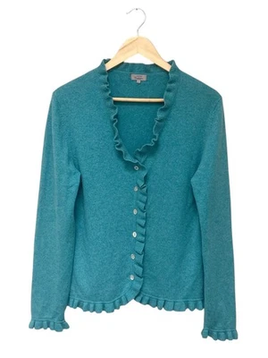 Womens John Lewis Cashmere Cardigan Jumper Luxury Knit Sweater Size U.K. 16 - Image 1 of 4