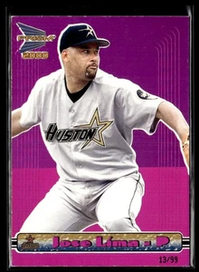 2000 Prism Holographic Purple Jose Lima 13/99 Houston Astros #65 - Picture 1 of 2