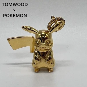 TOMWOOD × POKEMON Pikachu Shy Pendant Charm 925 Silver Gold Japan Exclusive - Picture 1 of 10