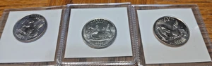 2004 D Washington .25-Extra Leaf High & Low Wisconsin Error SET-GEM MS+ #0216EP - Picture 1 of 8