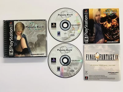 Parasite Eve II  (Sony PlayStation 1) 2-Disc Set, With Manuals FREE SHIPPING (LN - Image 1 of 4