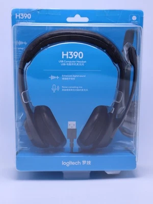 Logitech H390 USB Headset With Microphone- Grade A ! - Image 1 of 4