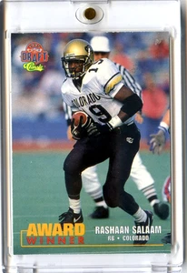 1995 Classic NFL Draft Award Winner Rashaan Salaam Rookie Colorado Buffaloes - Bild 1 von 2