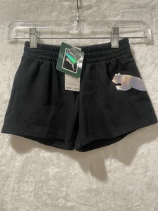 Puma Kids Active Shorts Unisex, Size 5 ,Color Black - Picture 1 of 8