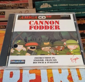 Cannon Fodder (Virgin) Commodore Amiga CD 32 (CD-Rom, Manual Case) works 32-bit - Bild 1 von 3