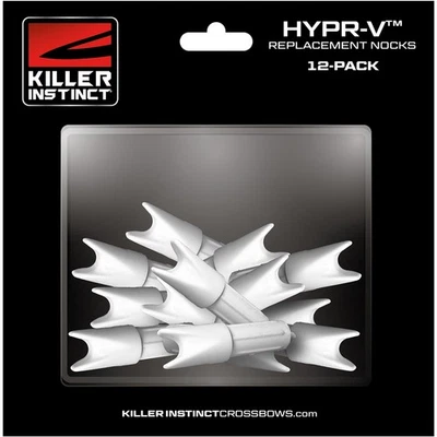 Killer Instinct Hypr-V Nocks Blanco 12 pk. Foto 1 de 3