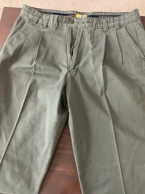 Calça casual masculina caqui chino Duckhead tamanho 38/32 - Imagem 1 de 2