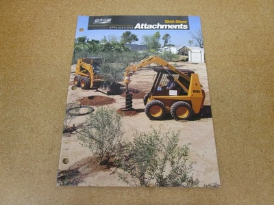 1995 Case Skid Steer Tools Attachments sales brochure 12pg ORIGINAL construction - Image 1 of 4