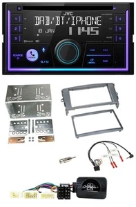 JVC Lenkrad USB 2DIN DAB Bluetooth CD Autoradio für Toyota Auris 2007-2011 anthr - Bild 1 von 10