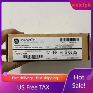 New Factory Sealed AB 1769-OW8I CompactLogix Relay Output Module US Free Tax - Picture 1 of 4