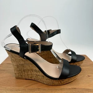 Nuevas sandalias para mujer Charles By Charles David Lindy negras de imitación de cuero talla 11 M - Imagen 1 de 8