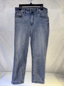 KUT from the Kloth High Rise Crop Straight Leg jeans denim size 4 - Picture 1 of 14