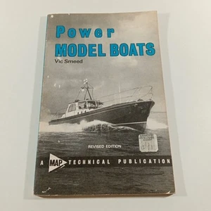 Power Model Boats by Vic Smeed Revised Edition - Vintage Paperback Book - Bild 1 von 10