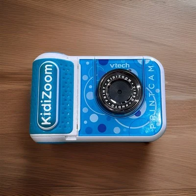 Vtech 5491 KidiZoom Print Cam Instant Printing No Ink Needed 2.4" Blue Used - Image 1 of 3