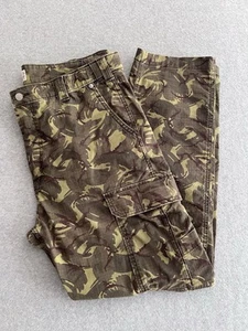 Levi’s Cargo Pants Mens 36x32 Camouflage Camo Military Woodland Tactical 2 Horse - Picture 1 of 17