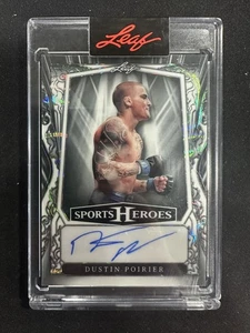 Leaf Metal Sports Heroes 2025 Dustin Poirier automático 1/1 SSP UFC - Imagen 1 de 2