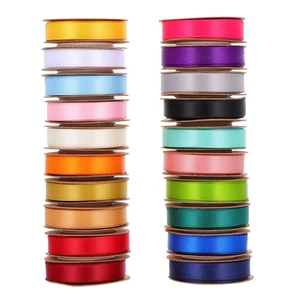 20 Rolls Double-sided Ribbons DIY Gift Wrapping Ribbon Polyester Ribbons - Picture 1 of 12