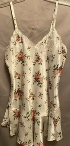VTG Victoria’s Secret GOLD LABEL Floral Lingerie Slip Dress Gown Sz Medium - Picture 1 of 8