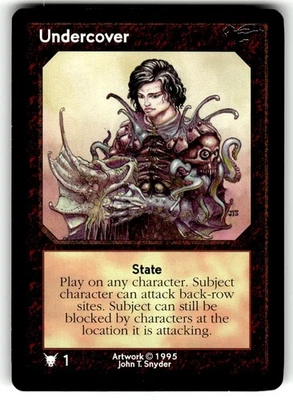 1995 Daedalus Entertainment  Shadowfist CCG Trading Card  - Undercover - Image 1 of 4